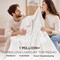 White Throw Blanket for Couch - Cozy Soft Blankets for Women, Cute Small Fleece Throws for Girls, House Bedroom Decor Aesthetic Gift for Women, Off White, 50x70 Inches